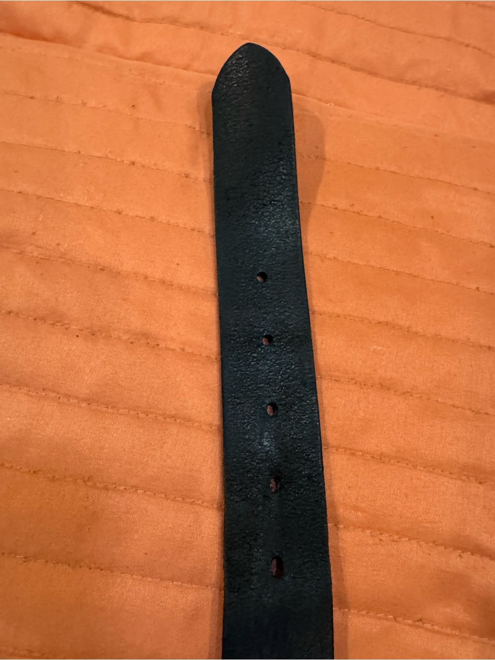 LLBean Classic Black Leather Men's Belt - Sz L/XL - Picture 8 of 8